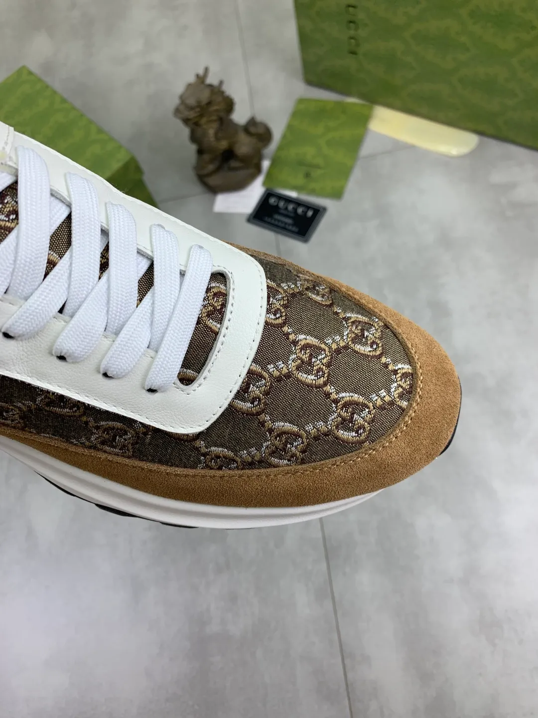 Men's shoes 💰P440💰[New model] (GUCCI) official website's latest 🎁🎁casual and fashionable men's shoes👟, hot style💥 style is simple and elegant, exclusive for trendy men. Unique official website's latest brand double G element 👑Gucci original style Decoration, fashionable and generous, made of original frosted calfskin ✅ fully imported first-layer pigskin lining, the official website specifies wear-resistant, lightweight original rubber casual outsole, classic model taken in real life 🎬38-44 (customized for 45) 4️⃣ colors available